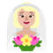Woman with Veil- Medium-Light Skin Tone emoji on Microsoft